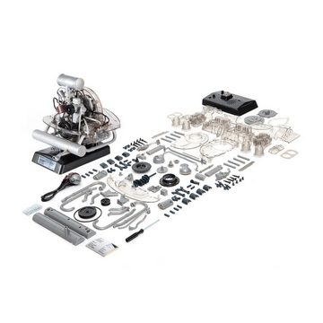 Franzis 3D-Puzzle Bausatz 4-Zylinder-Motor - Bulli T1, Puzzleteile