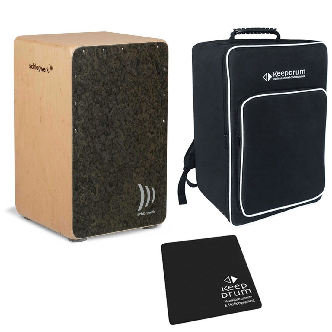 Schlagwerk Cajon Schlagwerk CP 4007 Cajon mit Tasche u. Sitzpad