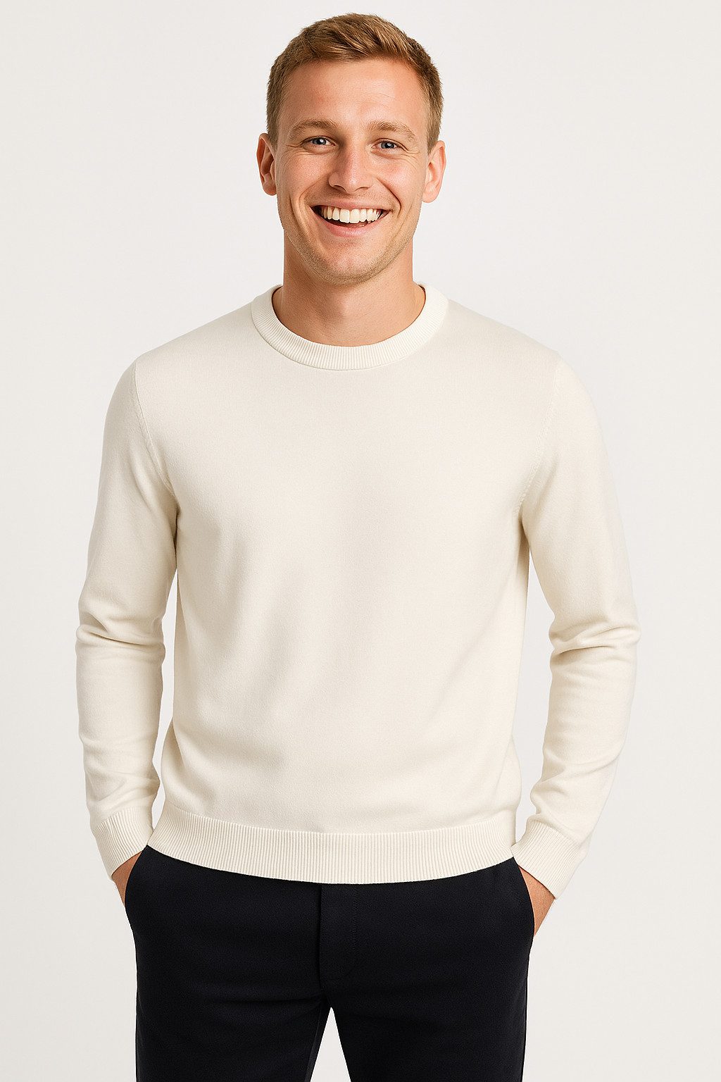 ONLY & SONS Rundhalspullover ONSHOLGER REG CREW NECK KNIT - OTL