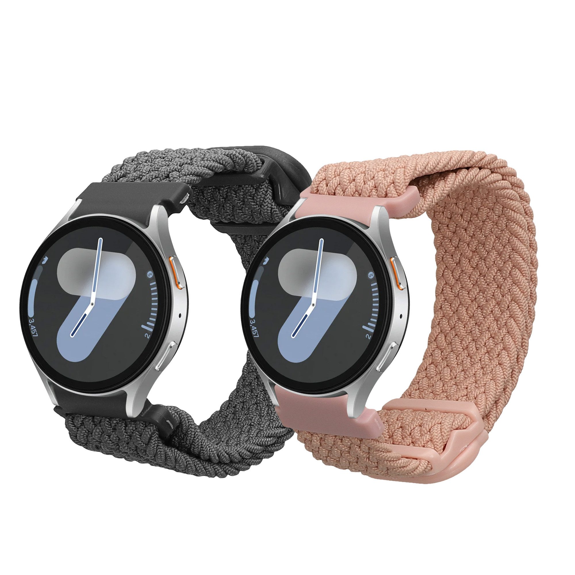 kwmobile Smartwatch-Armband 2x Uhrenarmband für Samsung Galaxy Watch 4 / 5 günstig online kaufen