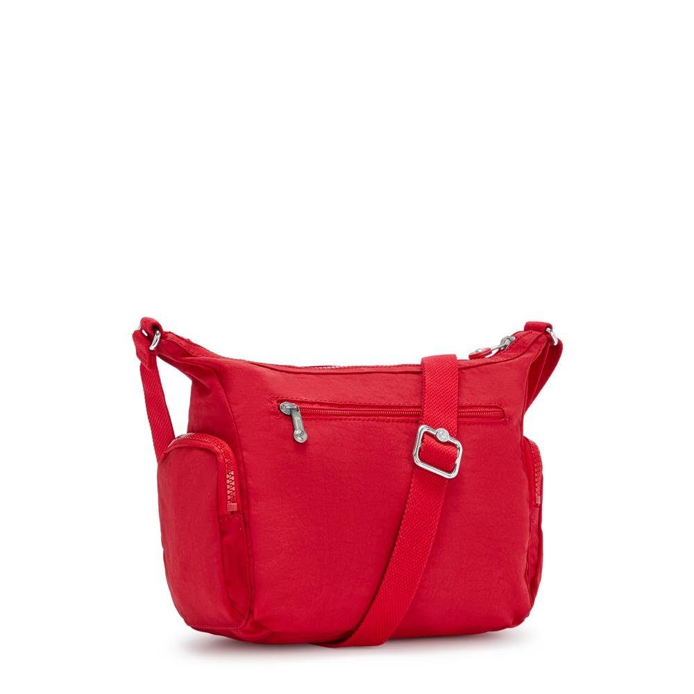 KIPLING Umhängetasche GABBIE S, Klein in Rot Schultertasche mit vielen Fäch günstig online kaufen