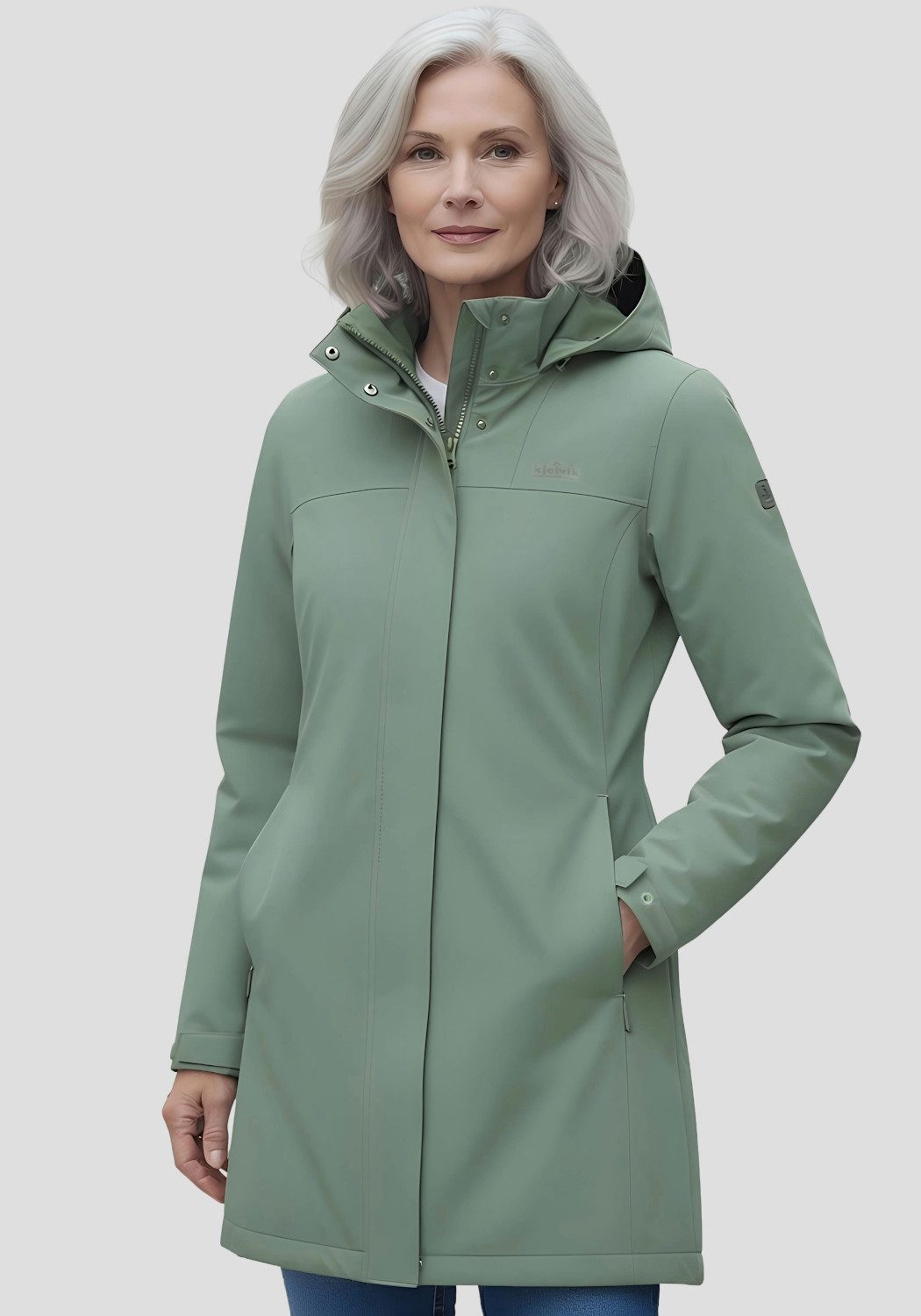 Kjelvik Funktionsparka Outdoorjacke mit Kapuze Wasserdichtes, winddichtes u günstig online kaufen