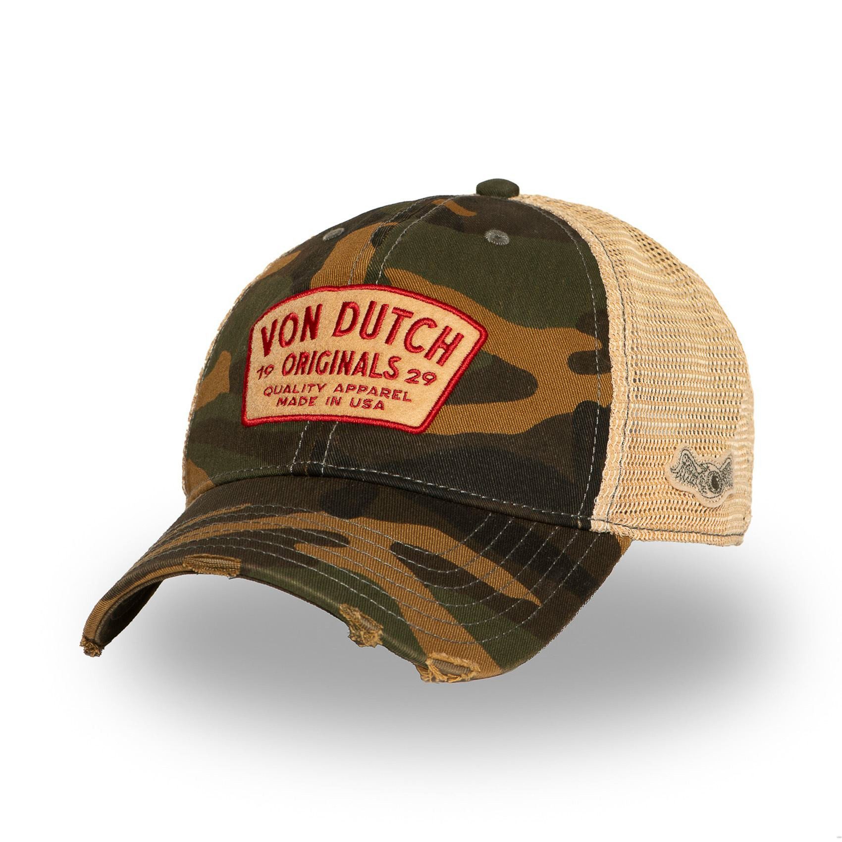 Von Dutch Trucker Cap Von Dutch Originals Trucker Cap - MOTORCYCLE CLUB GAZOLINE USA (Basecap, Meshcap, Trucker Kappe) Used Look