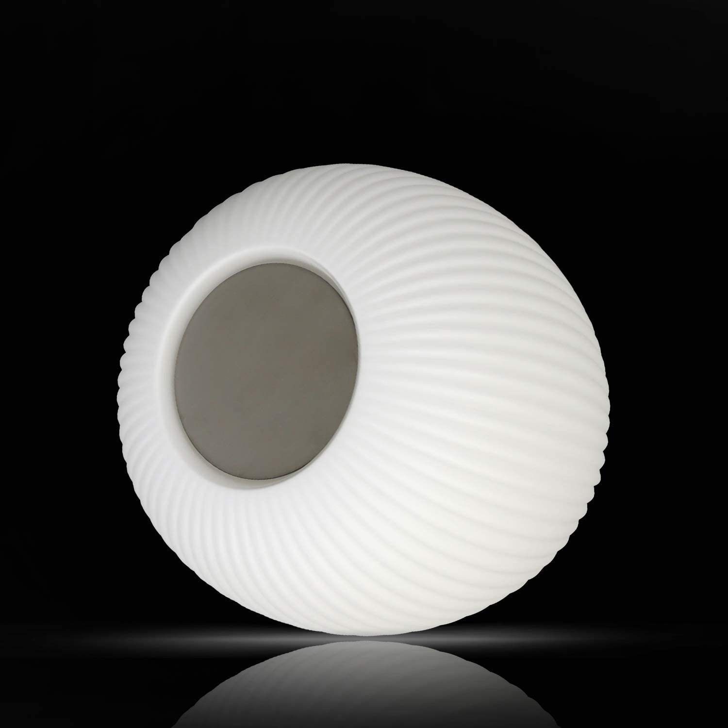E27 LED Schlafzimmerlampe Moderne wechselbar Lampe, Nettlife Deckenleuchte Flur Glas Weiß