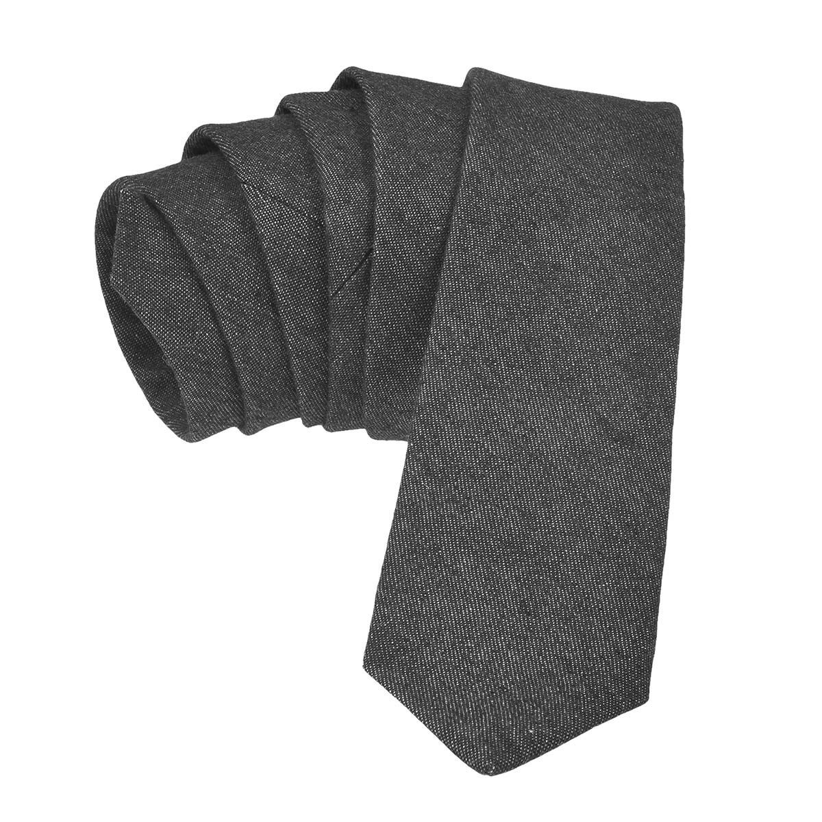 Sir Redman Krawatte "Denim" 6cm für Herren trendiger Casual Look in Denim, 6cm breit, 149cm lang