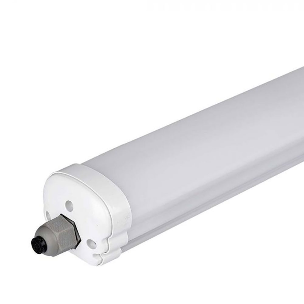 V-TAC LED Deckenleuchte, LED-Leuchtmittel fest verbaut, Neutralweiß, LED Wannenleuchte Kellerlampe neutralweiß 4000K 4320 Lumen L 120 cm