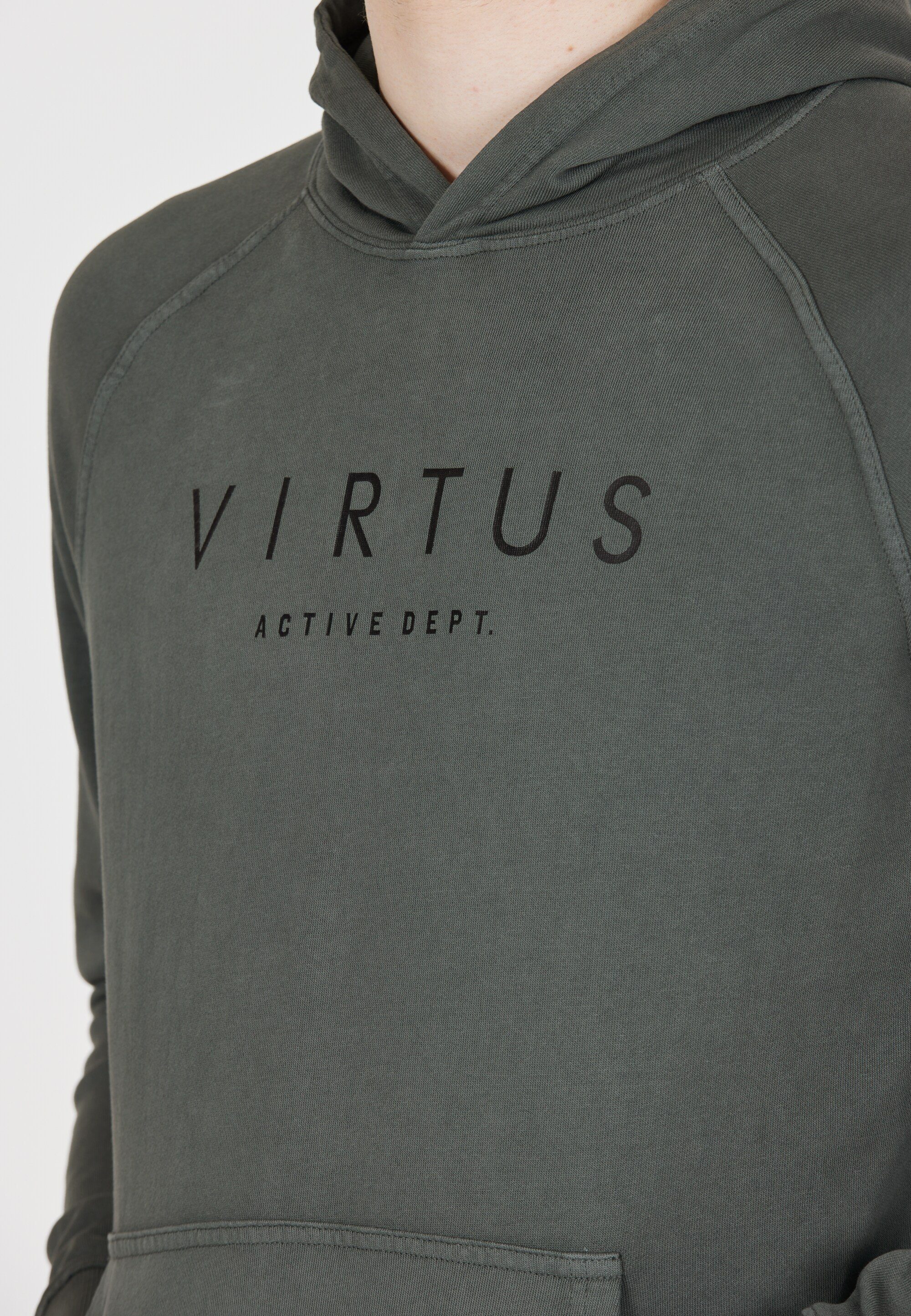 grau-grün mit praktischer Kapuze Virtus Bold Kapuzensweatshirt