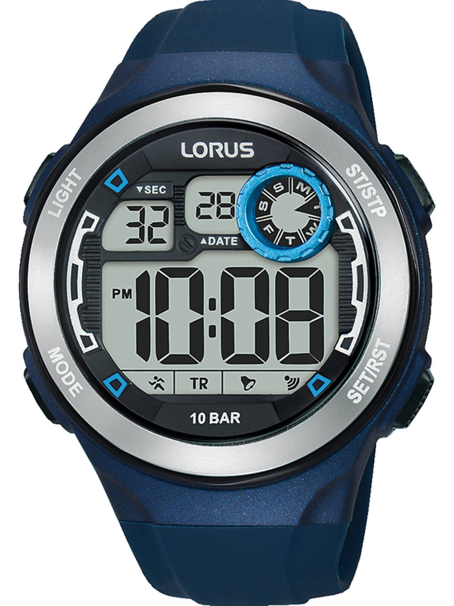 LORUS Digitaluhr R2383NX9, mit digitaler Anzeige, Dieses edle Accessoire  ist für jeden Anlass