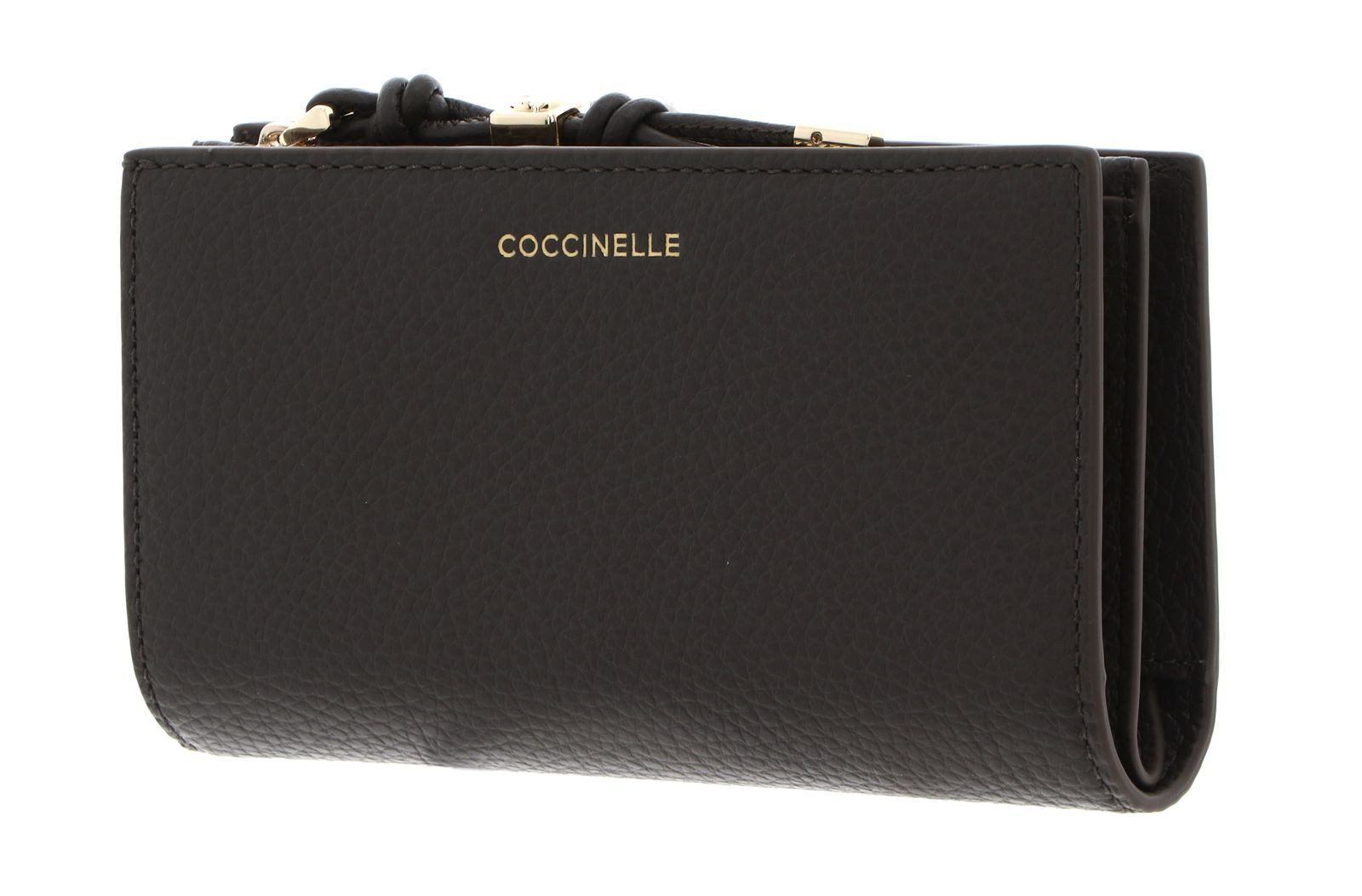 COCCINELLE Geldbörse Wallet Grained Leather, aus echtem Rindsleder