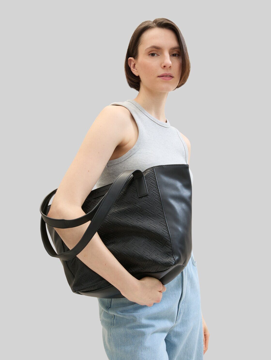 TOM TAILOR Shopper Bags, TTMIRENDA L Shopper mit Logo-Prägung