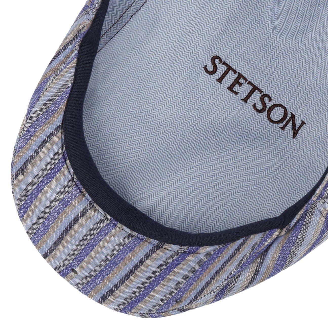 Stetson Flat Cap (1-St) Schirmmütze mit Schirm, Made in the EU