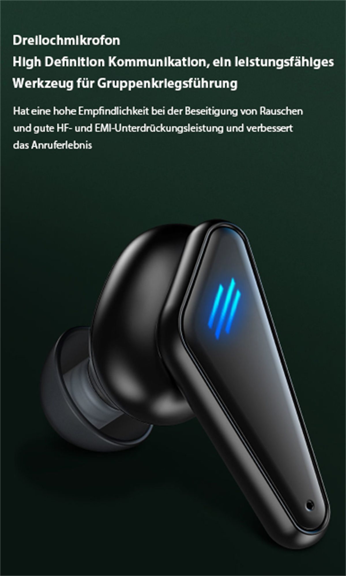 selected Geräuschreduzierung carefully mit Latenz E-Sport Kabellose (Dual-Modus Spielemusik + geringe In-Ear-Kopfhörer Latenz) In-Ear-Kopfhörer, für und geringer