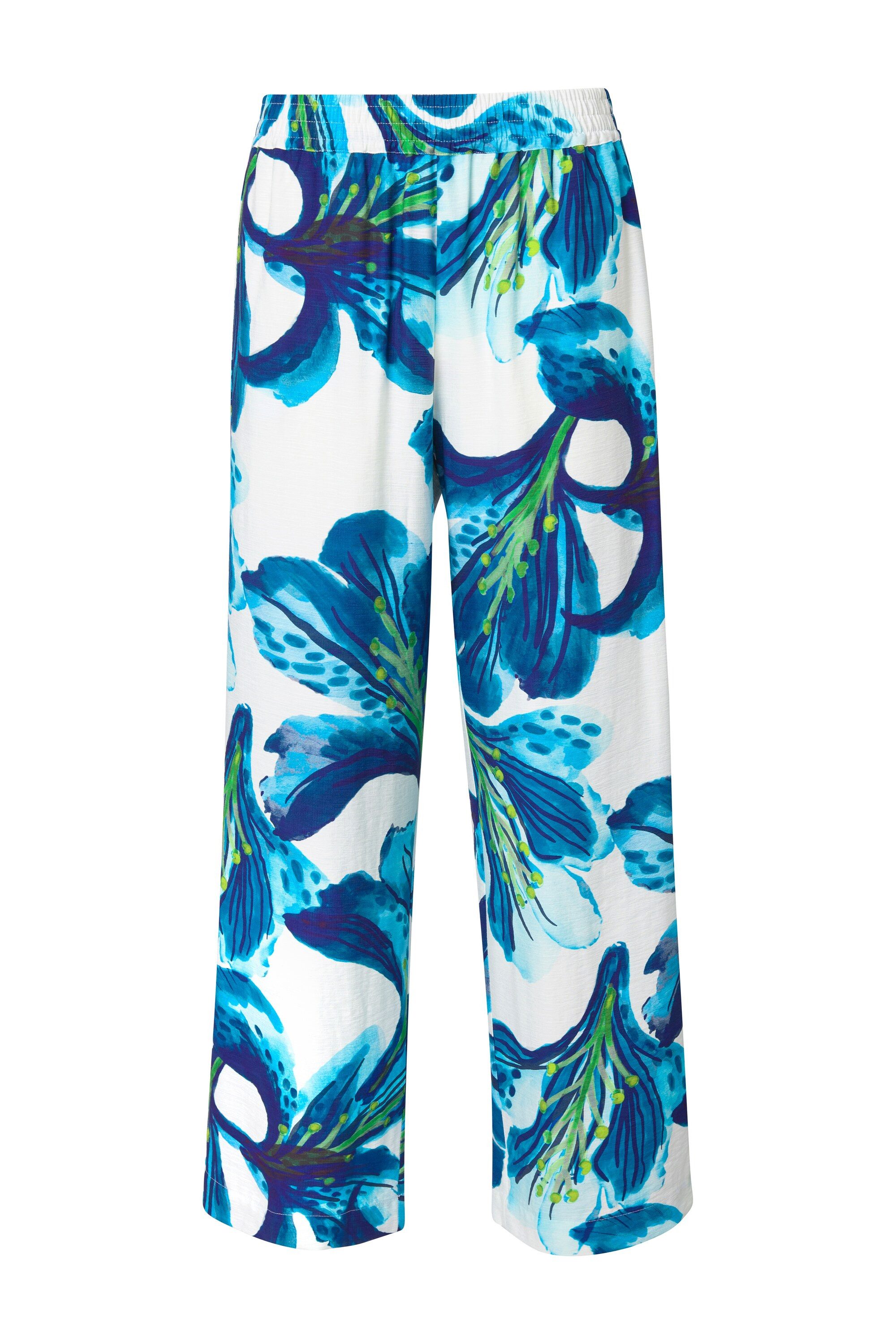 Ulla Popken Schlupfhose Hose Blüten weites günstig online kaufen