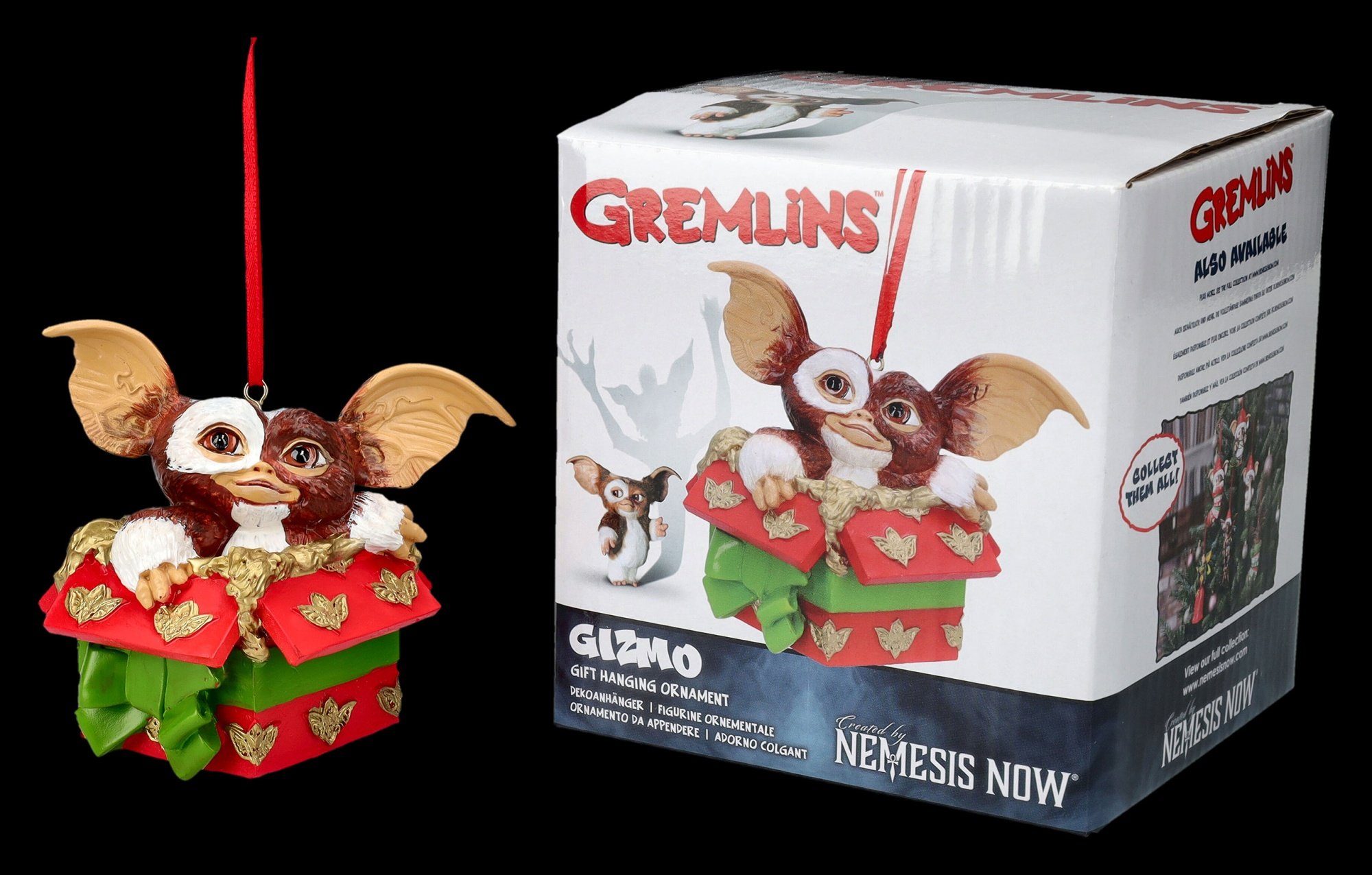 im Now Figuren Gremlins Shop Nemesis GmbH (1-tlg) Geschenk Christbaum Christbaumschmuck Gizmo Christbaumschmuck -