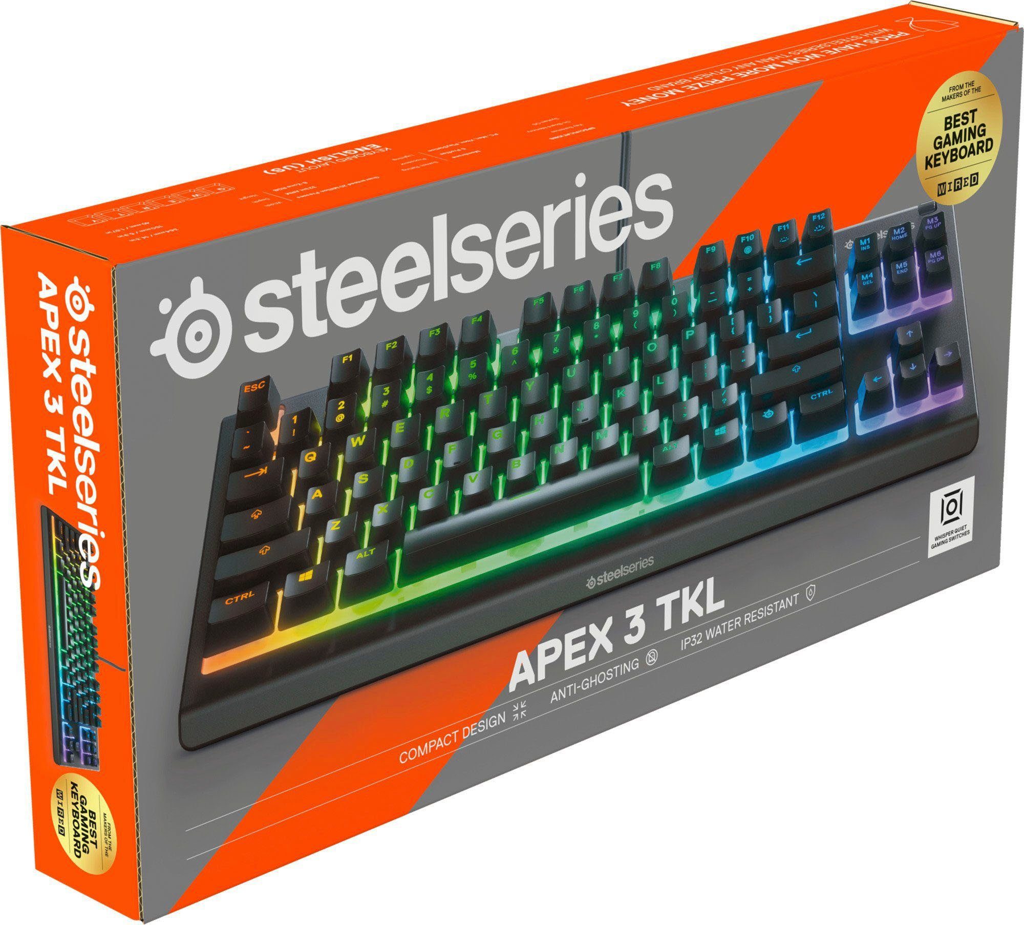 Gaming-Tastatur TKL 3 Apex SteelSeries