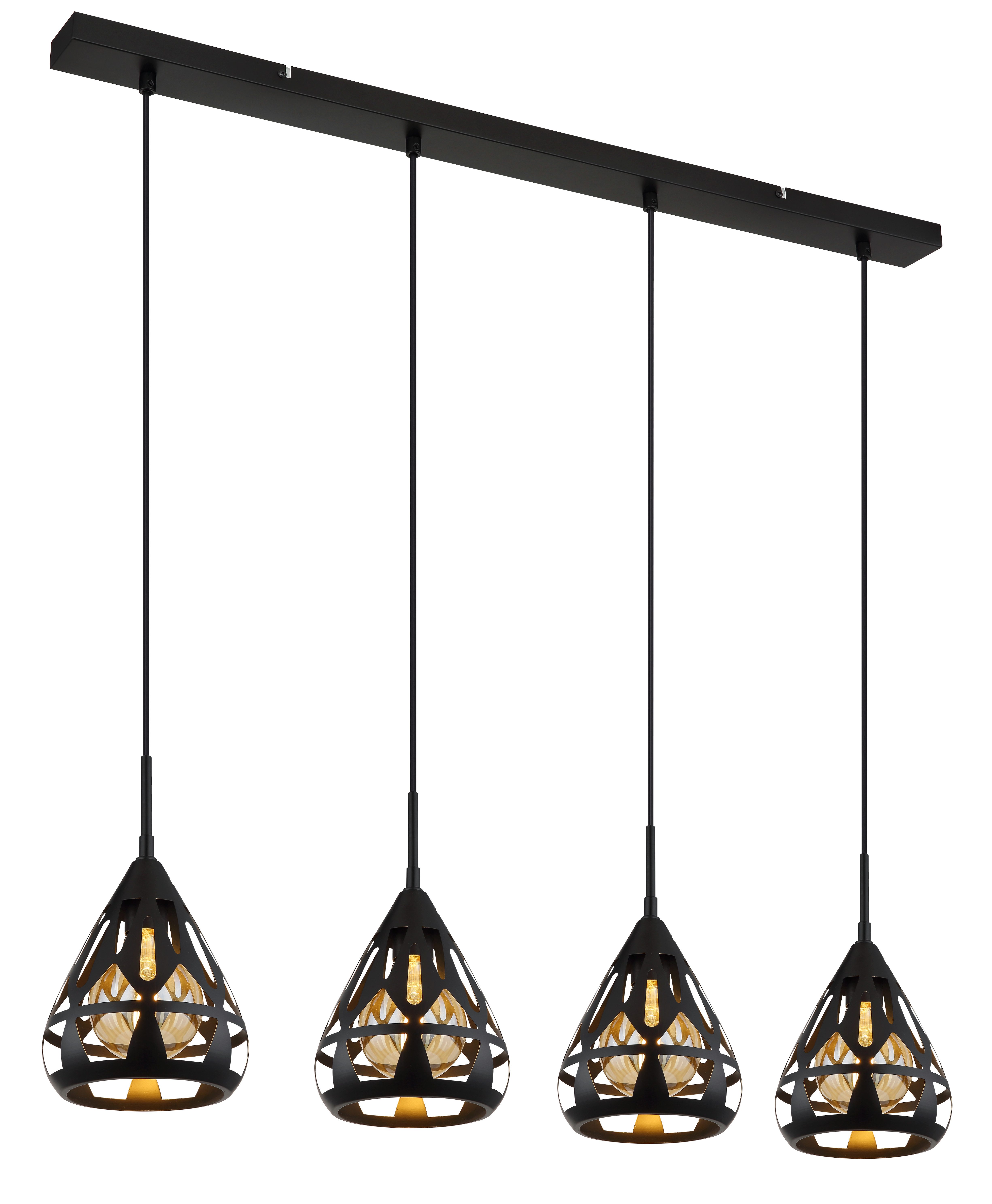 GLOBO LIGHTING Hängeleuchte HASSAN, ohne Leuchtmittel, Hängelampe/Pendelleuchte/Esszimmer/Wohnzimmer/Esstisch