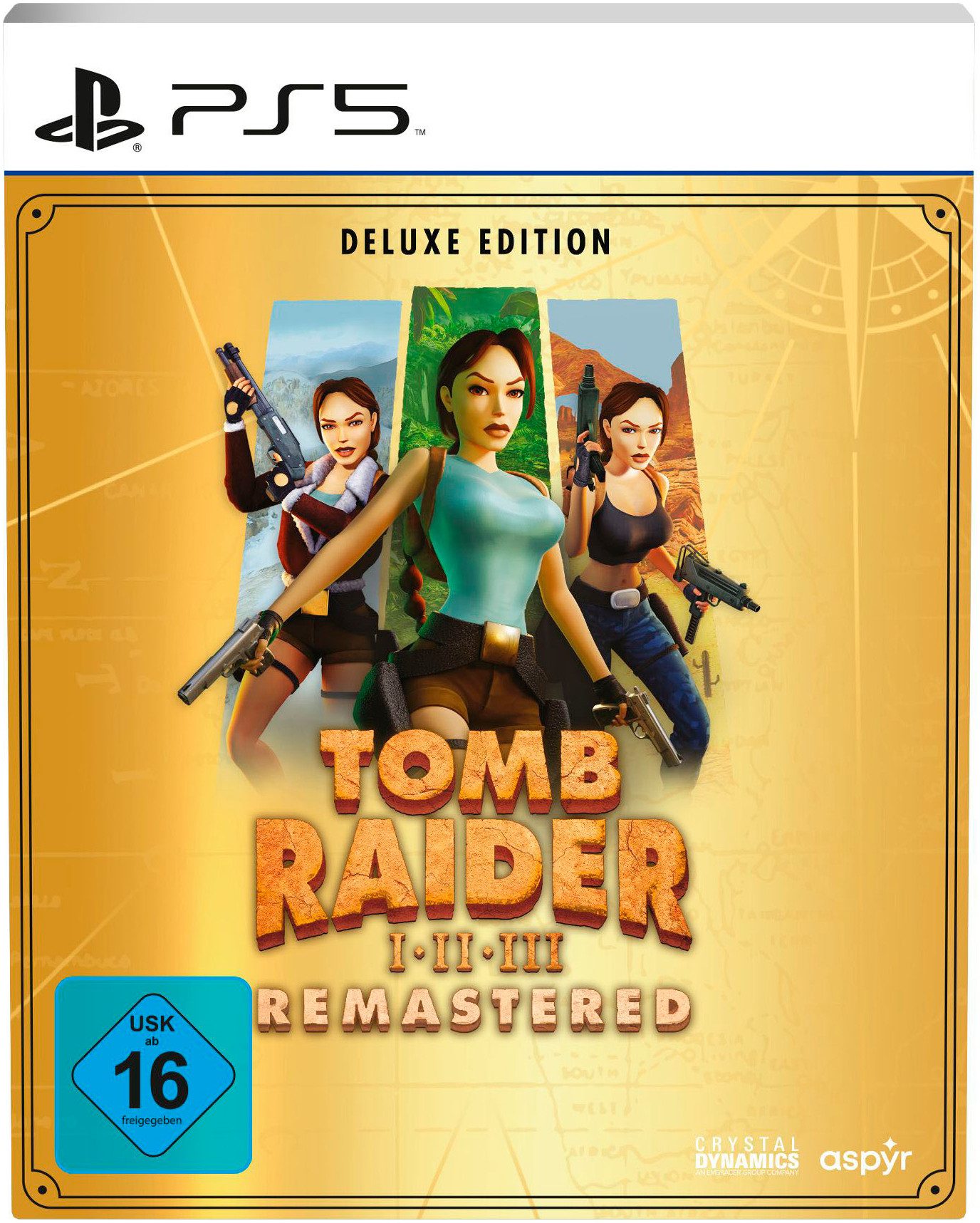 Tomb Raider I-III Remastered Deluxe Edition PlayStation 5