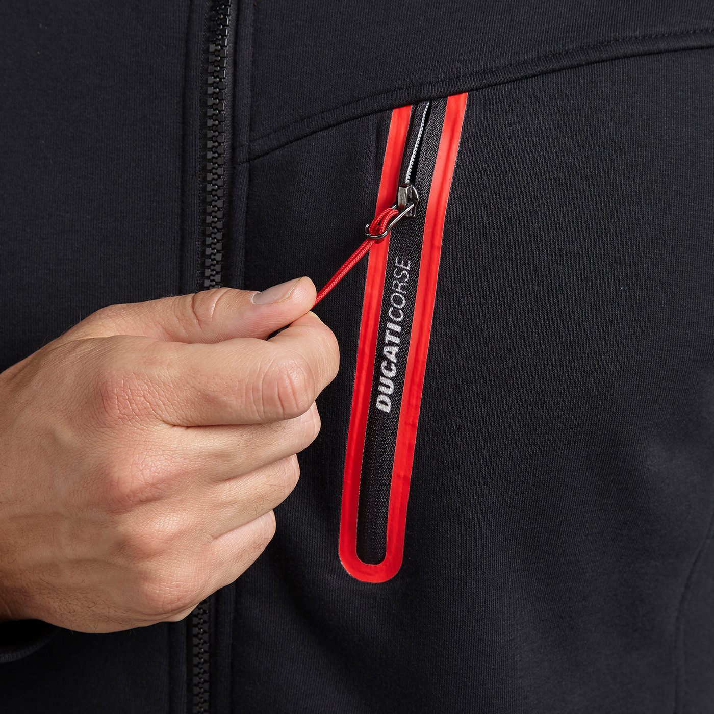Utility Diadora Pilotenjacke Ducati Sweatshirt-Jacke FZ
