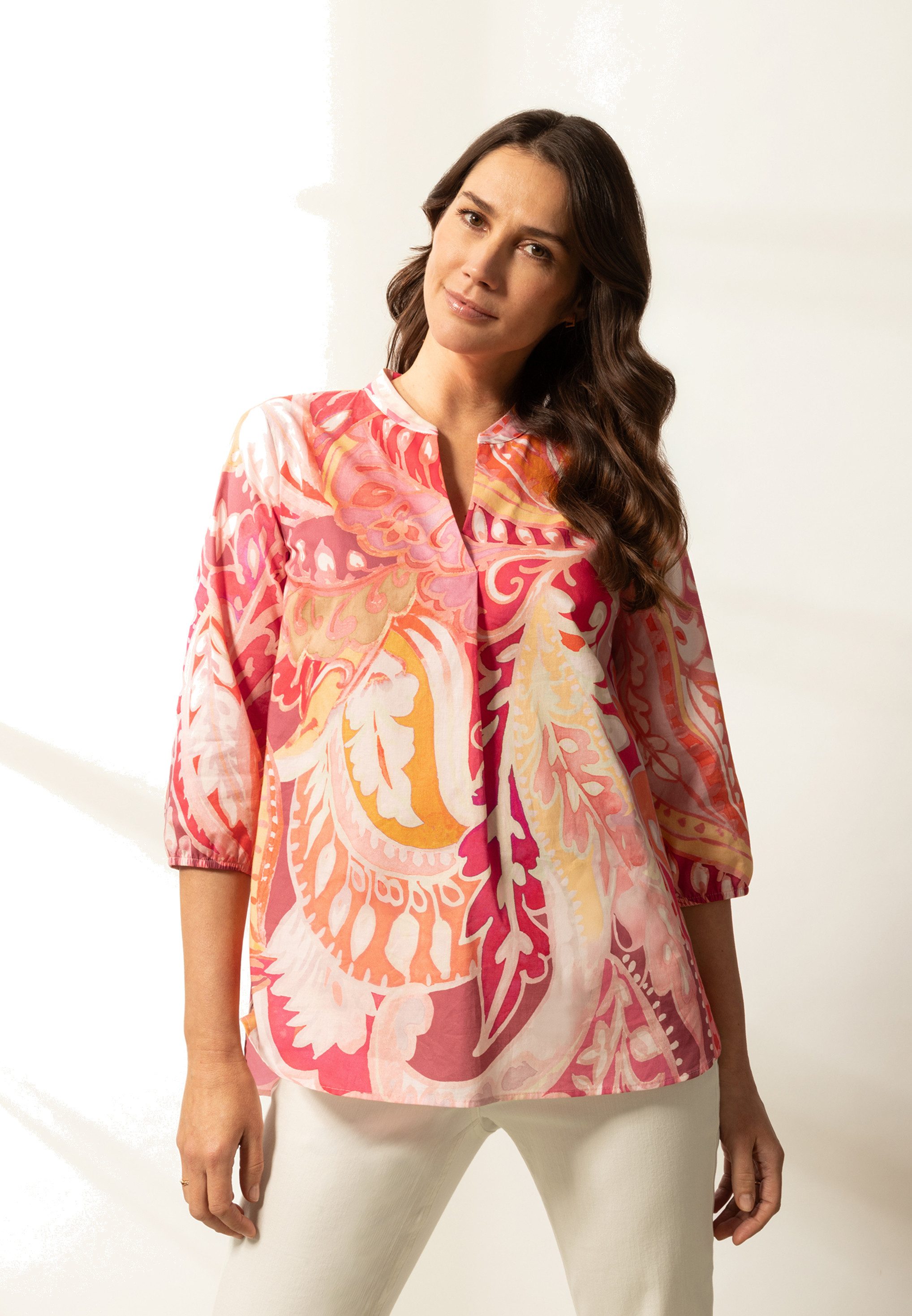 Betty Barclay Stoffhose Damen mit Stickerei Lochstickerei