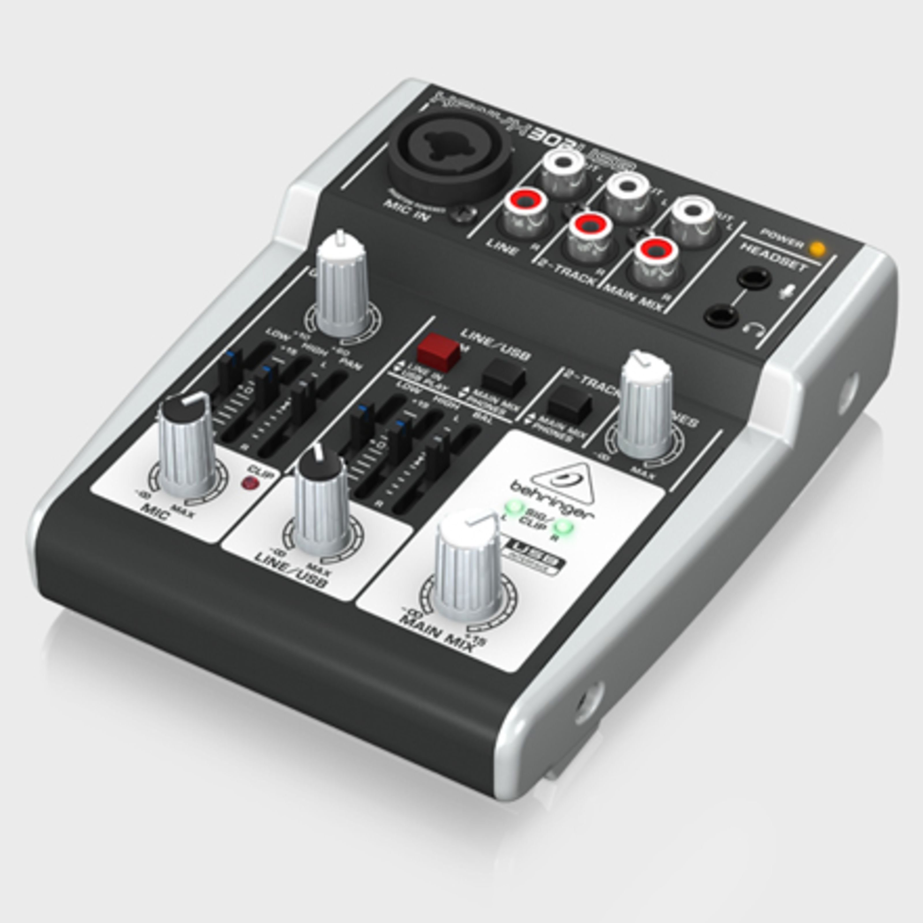 Behringer Mischpult, (Podcaststudio 2 USB, Studio Mischpulte, USB Mischpulte), Podcaststudio 2 USB - USB Mischpult