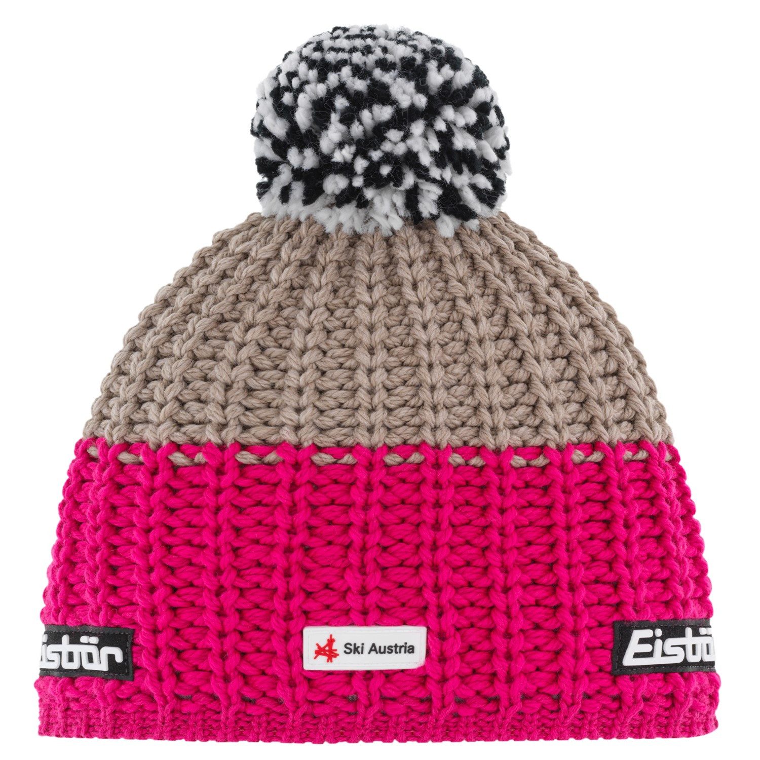Eisbär Strickmütze Refocus Pompon MÜ SKA Wintermütze (stück)