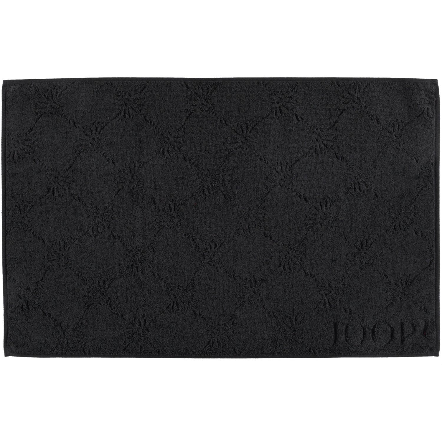 JOOP! Duschmatte Uni Cornflower 1670, 100% Baumwolle, eingewebtes JOOP!-Logo