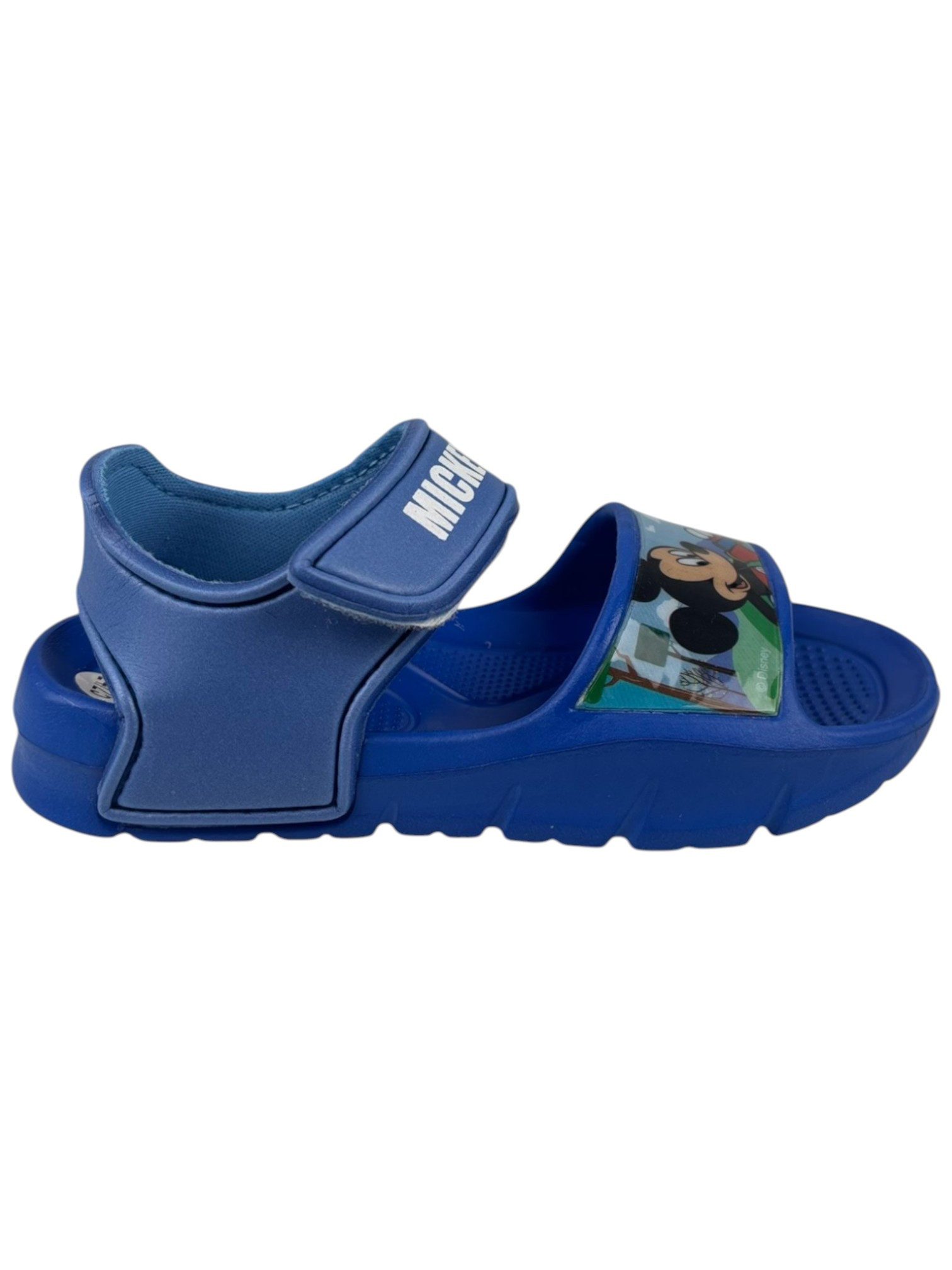 Disney Mickey Mouse Mickey Maus Sandale (2-tlg) Jungen Strandschuhe mit Klettverschluss Gr. 24 - 31