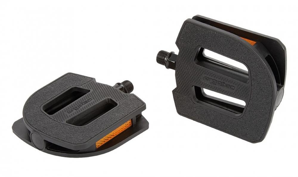 Humpert Warnweste Humpert Kunststoffpedal Ergotec EP-S schwarz 9/16 Zoll mit Reflektoren