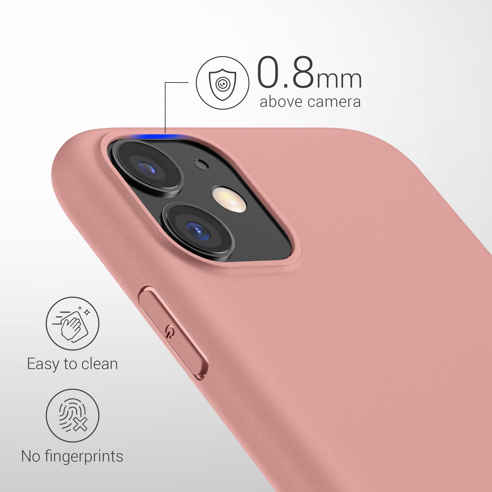 kwmobile Handyhülle Hülle für Apple iPhone 11, Hülle Silikon - Soft Handyhülle - Handy Case Cover