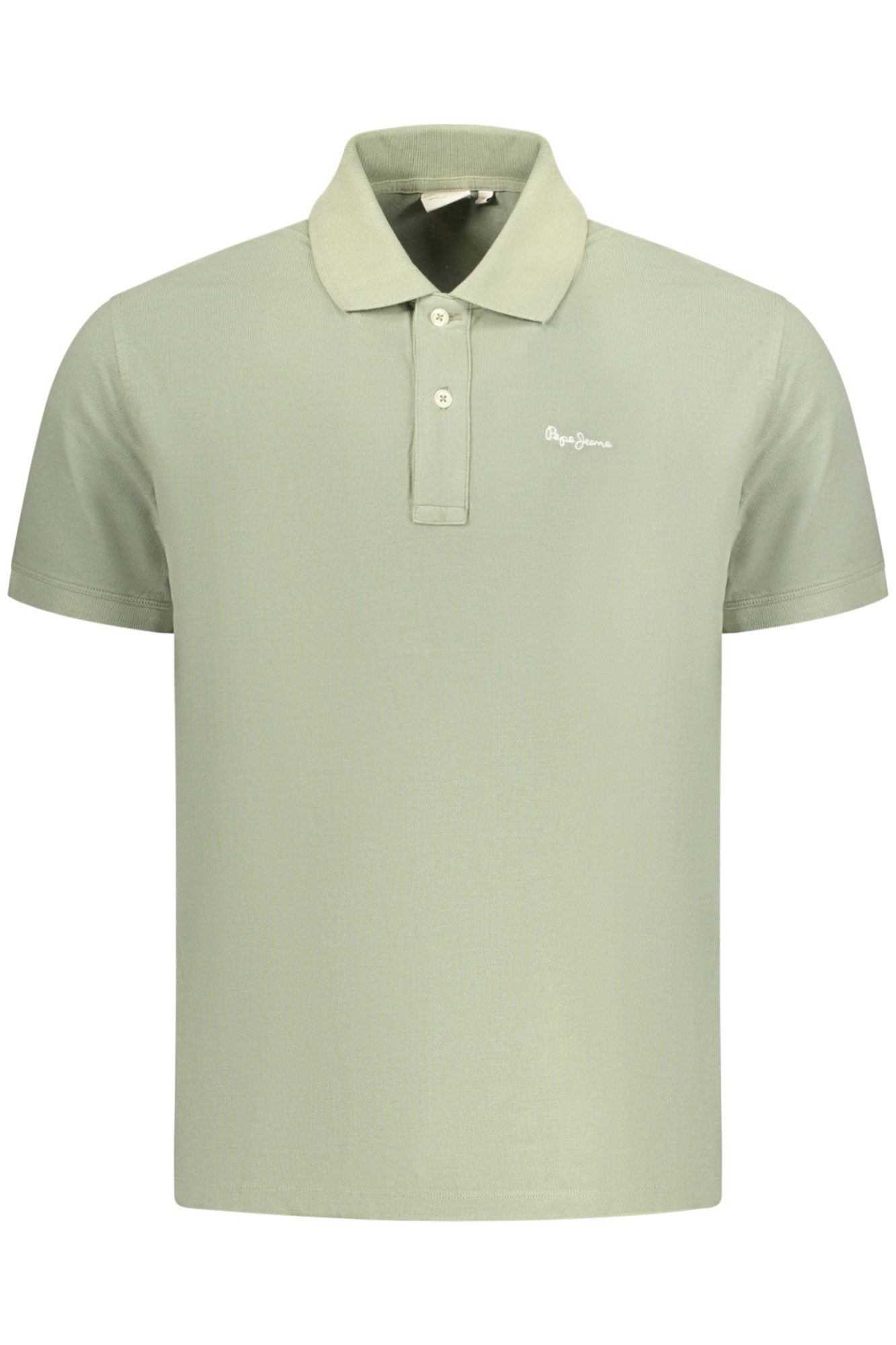 Pepe Jeans Poloshirt Herren Kurzarm-Polo Grün aus Bio-Baumwolle mit