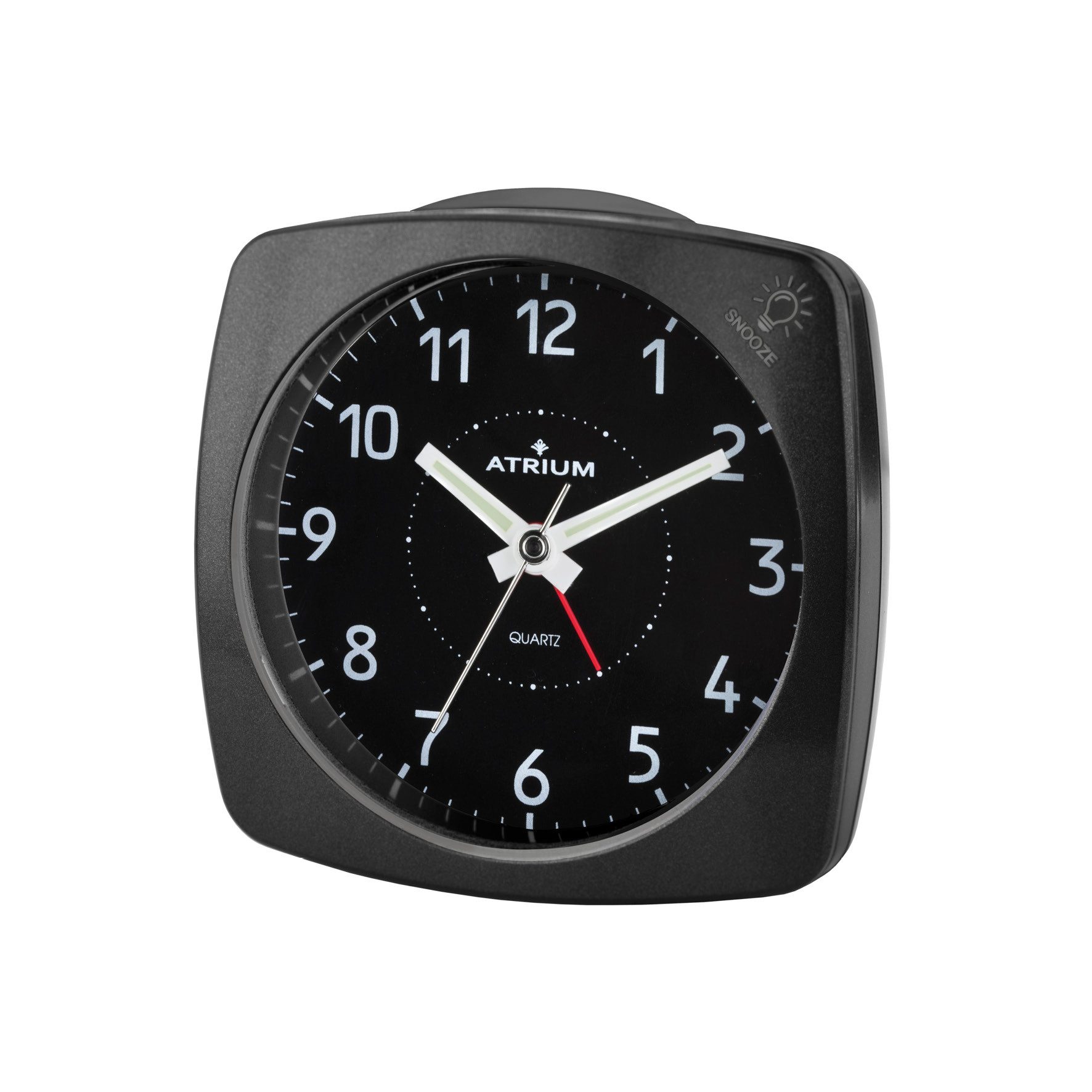 Atrium Quarzwecker A251 Analog Quarz ohne Ticken Licht Snooze Klassisch Modern
