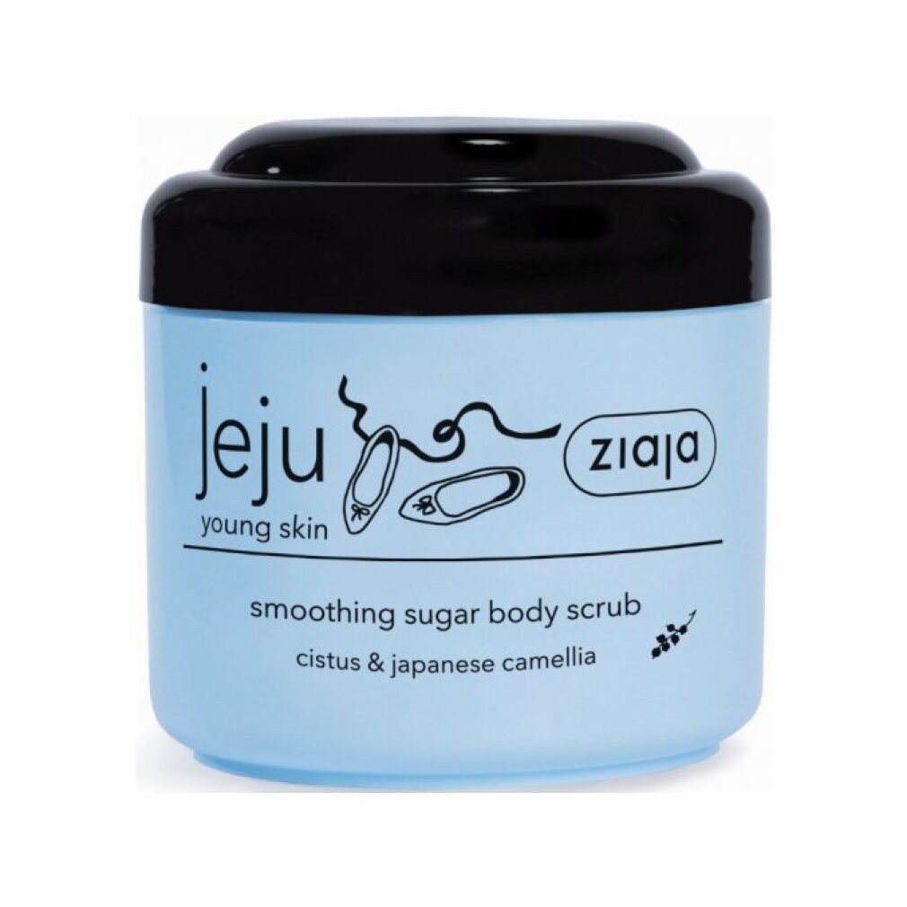 Ziaja Körperpeeling Jeju Young Haut Blue Zucker-Körperpeeling, 200 ml