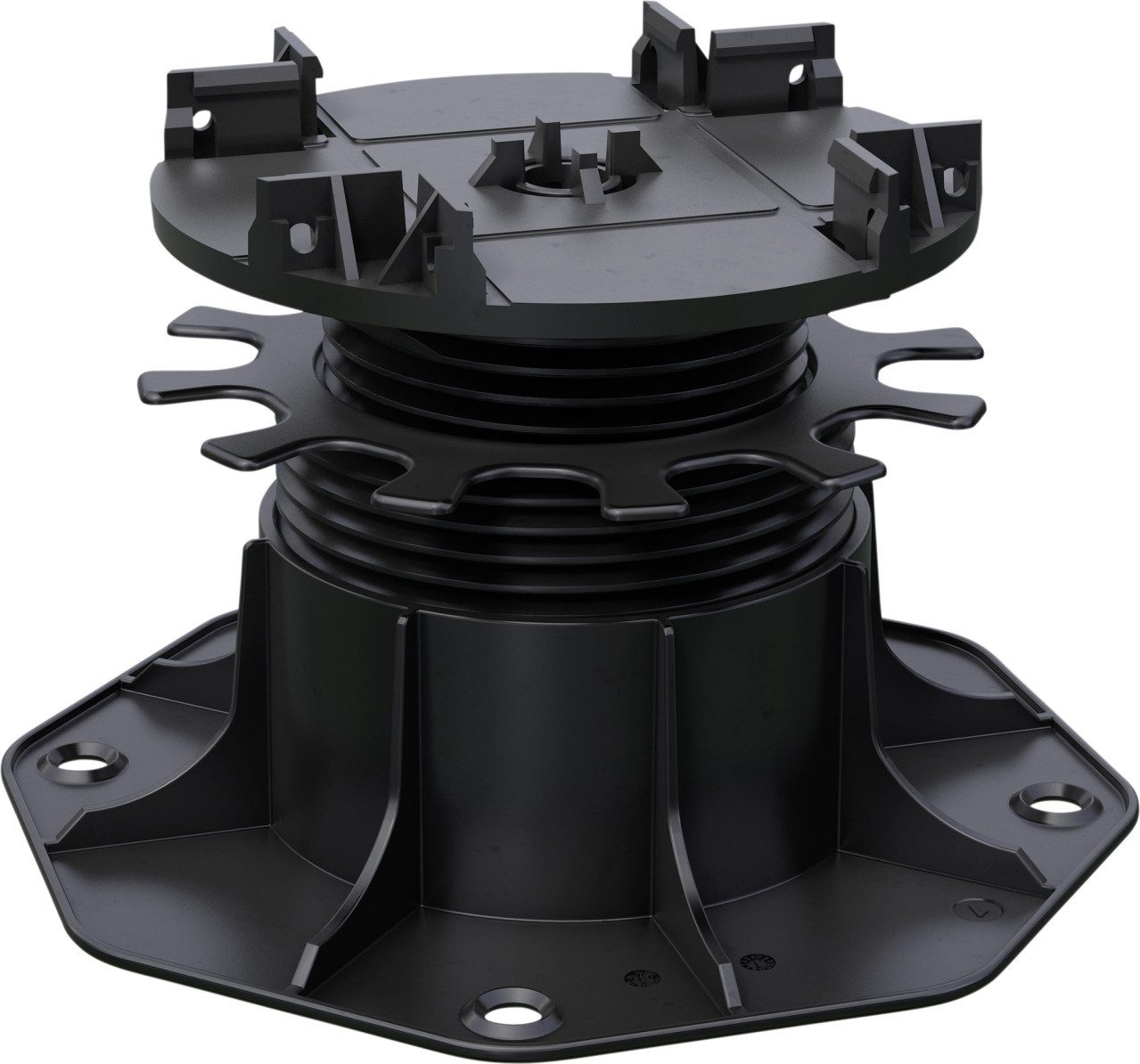 Kovalex Terrassendielen Kovalex Terrassenlager verstellbar 6,5 x 15,5 cm