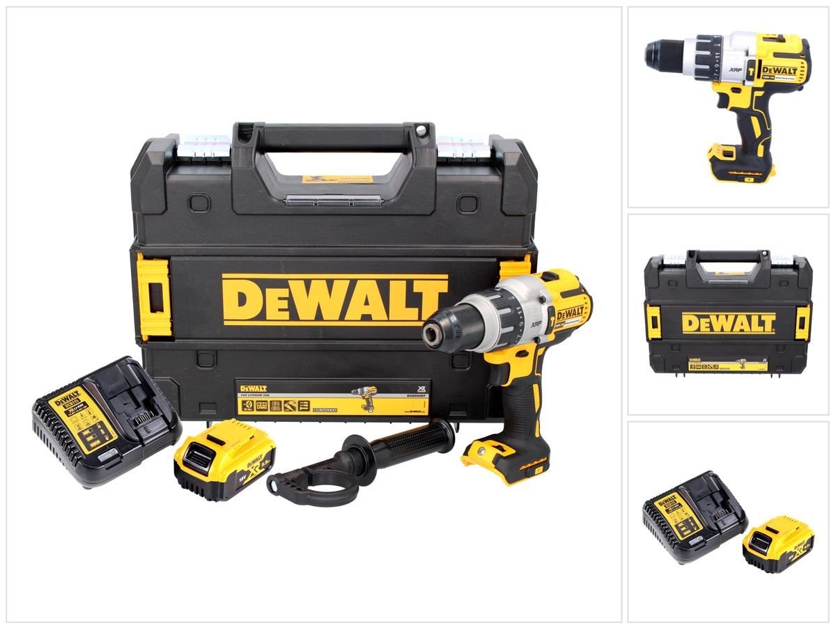 DeWalt Schlagbohrmaschine DCD 996 P1 Akku Schlagbohrschrauber 18 V 95 Nm Brushless + 1x Akku 5