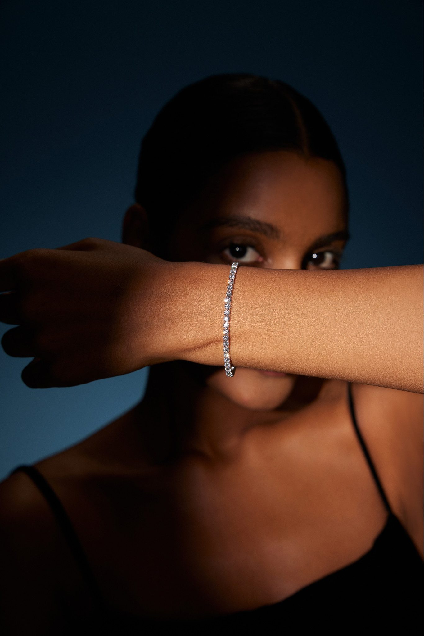 Sternvoll Goldarmband Tennisarmband IGI-zertifiziert Labordiamanten 6.36 ct, 18K Gold, IGI-zertifiziert, Labordiamanten, 6.36 ct, 18K Massivgold