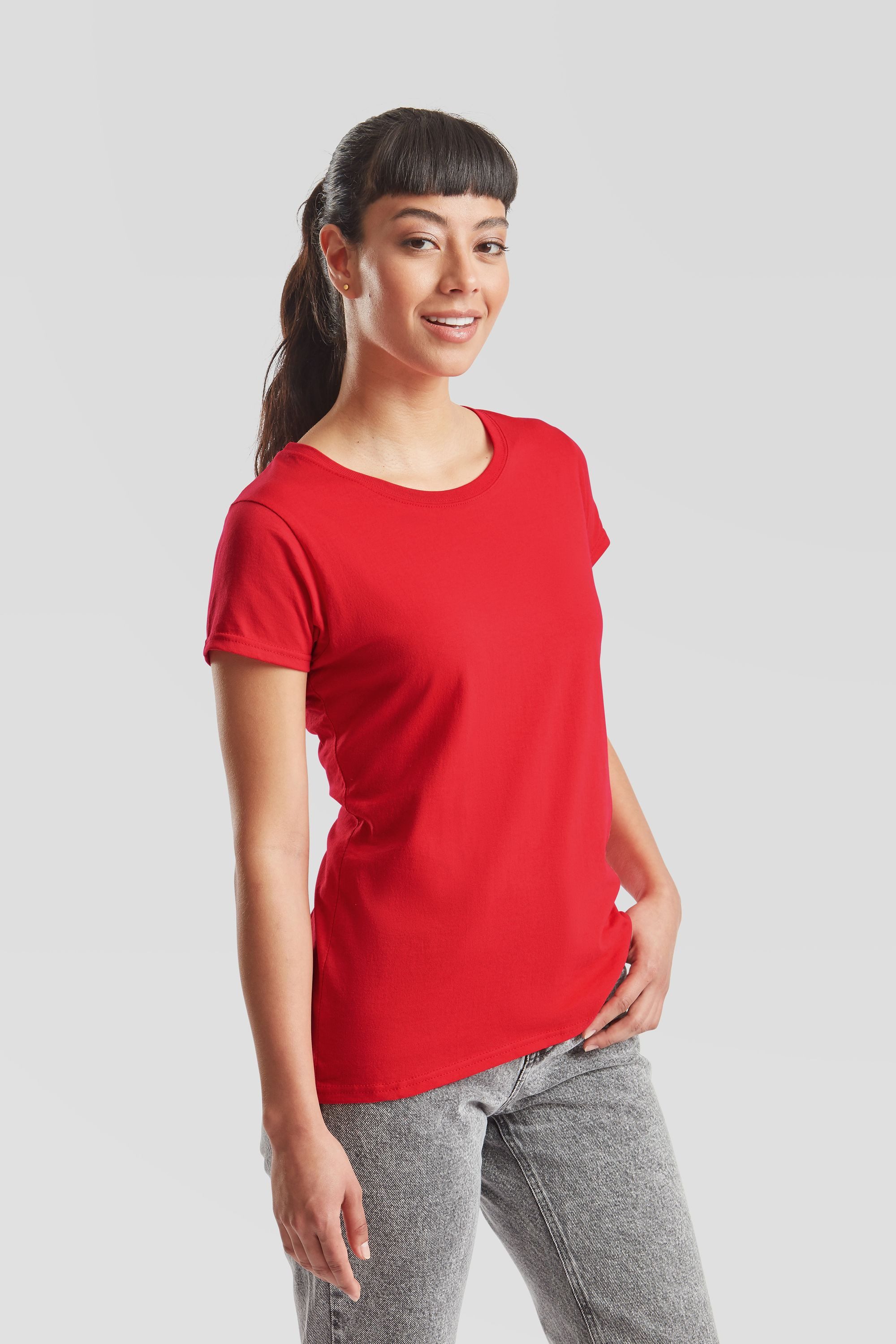 Fruit of the Loom Rundhalsshirt Fruit of the Loom Original T Lady-Fit – Bild 4 von 5