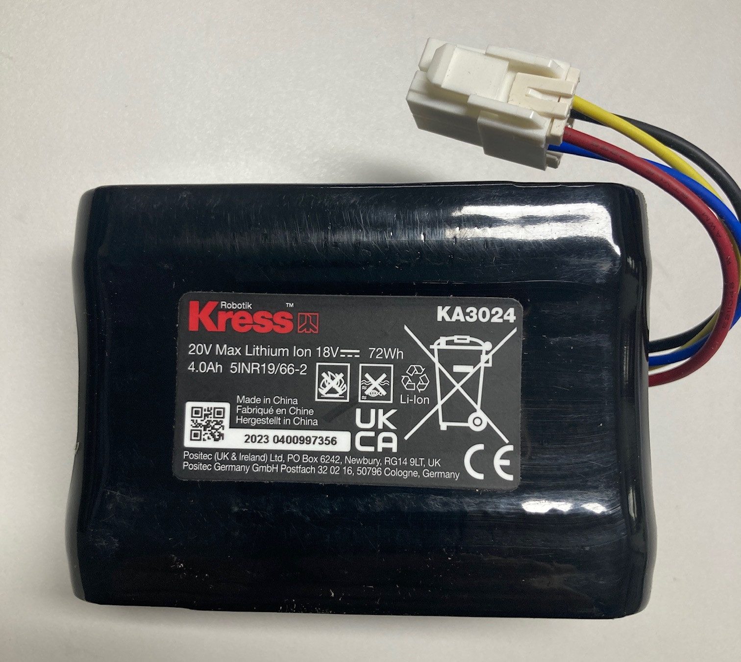 Kress Rasenmähroboter 59003841 Akku für KR110 - KR173E 4AH, 20V KA3024