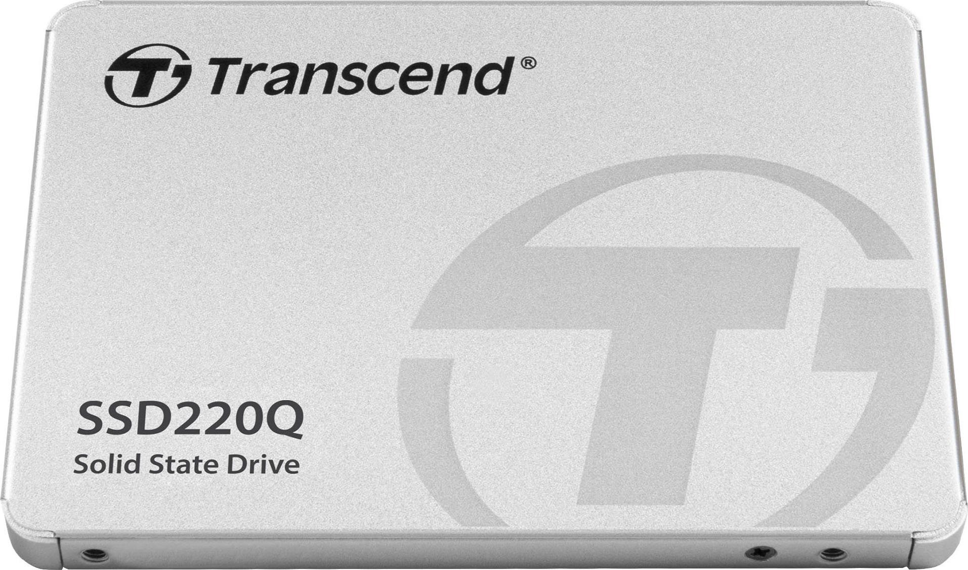 Transcend SSD220Q 2TB interne SSD (2 TB) 2,5" 550 MB/S Lesegeschwindigkeit, 500 MB/S Schreibgeschwindigkeit