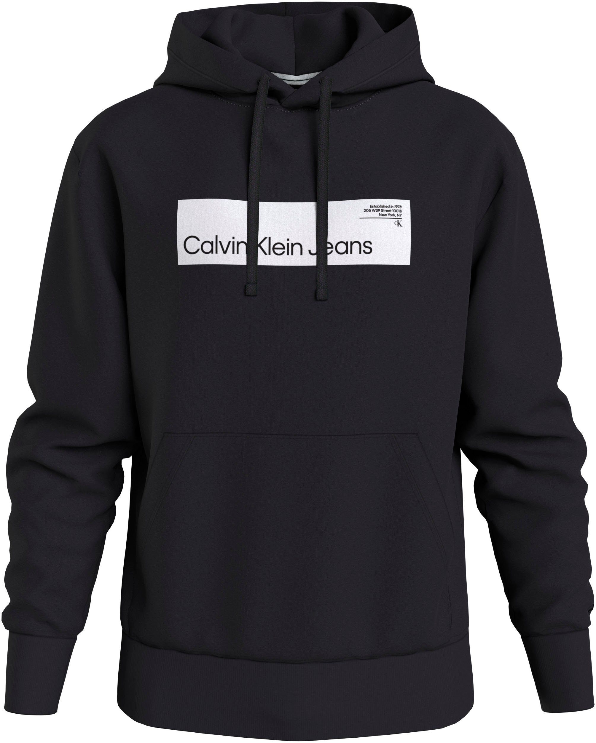 Calvin Klein Jeans Kapuzensweatshirt HYPER REAL BOX LOGO HOODIE
