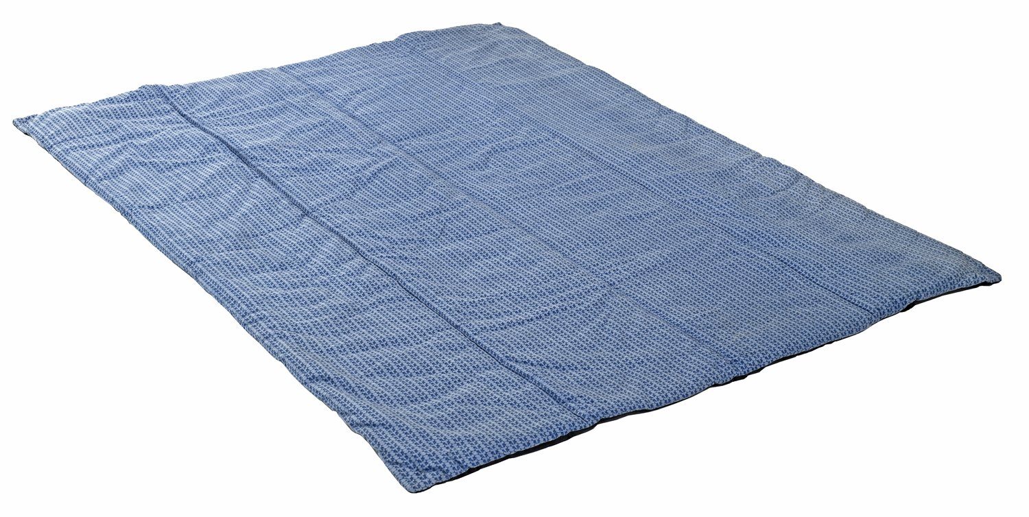 McKinley Camping-Decke PICNIC RUG STRIPED ANTHRACITE/TURQUOISE