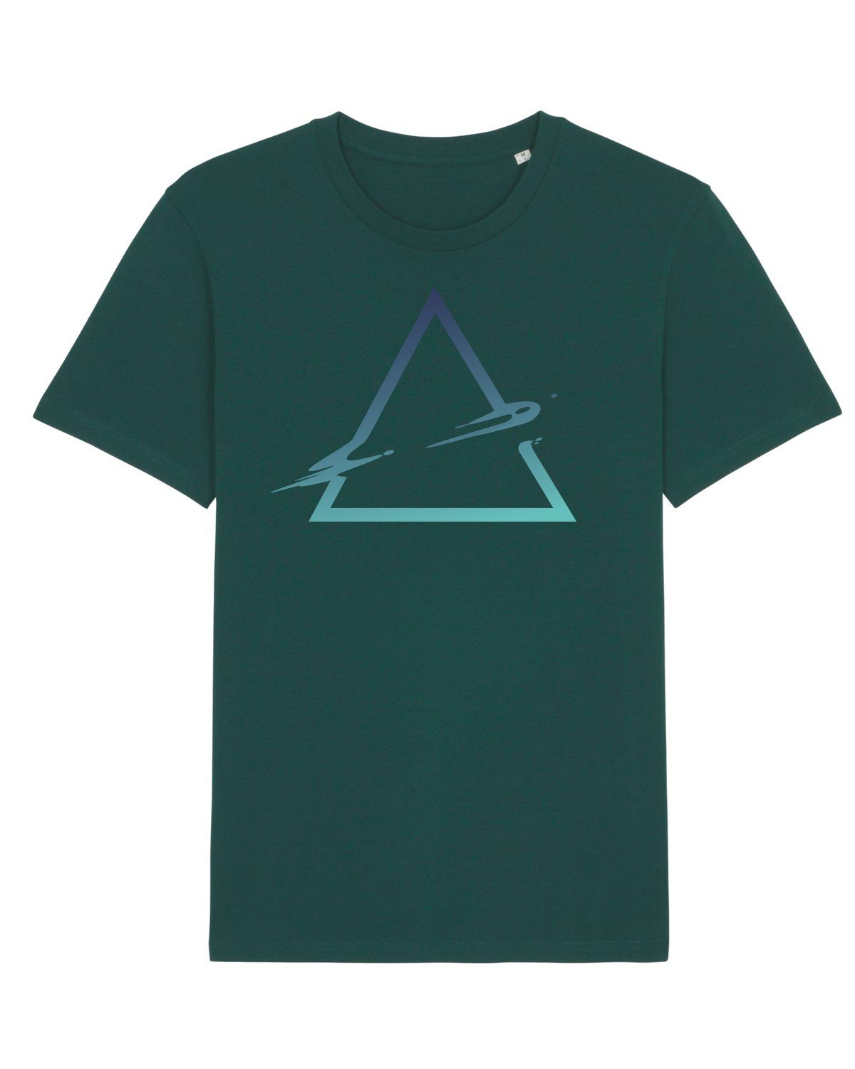 (1-tlg) grün glazed Print-Shirt Apparel Triangle wat?