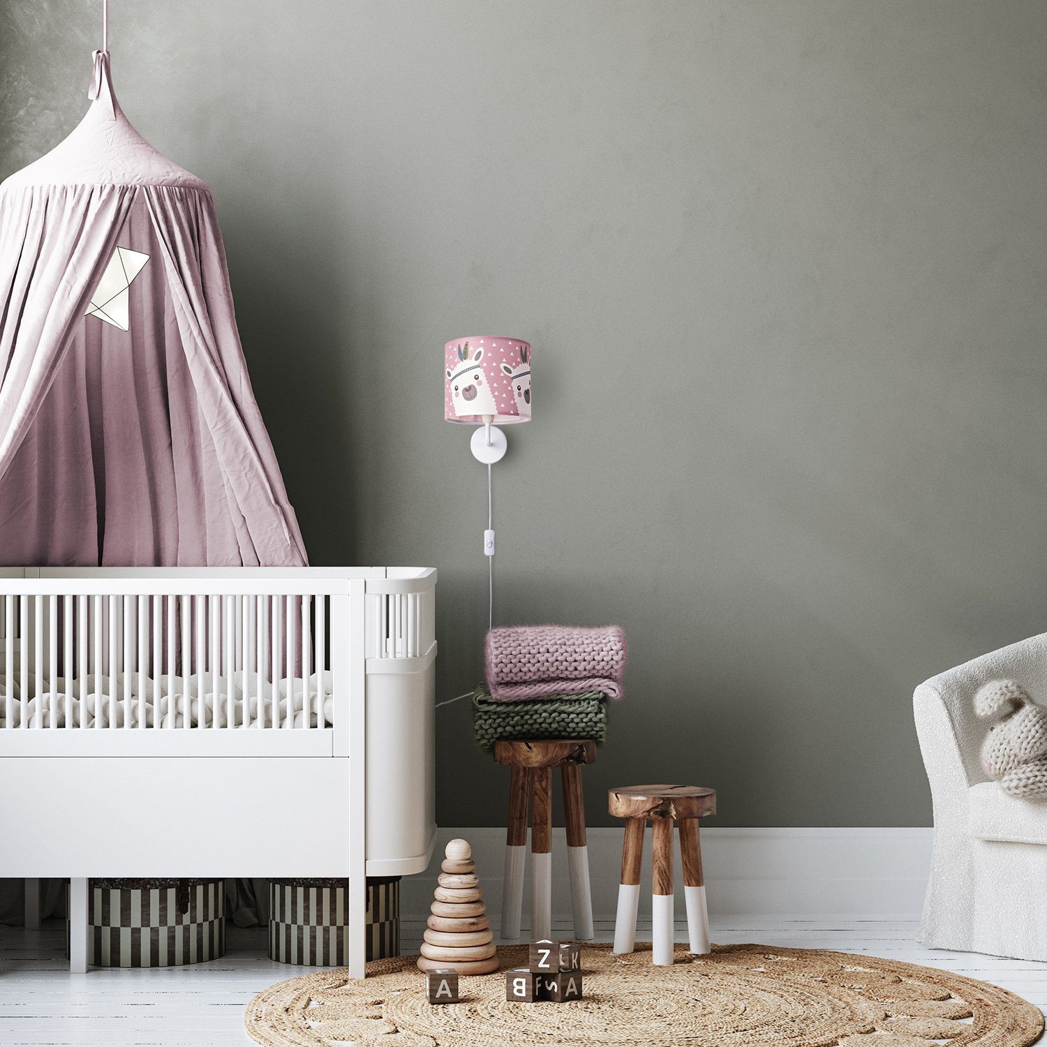 Paco Home Wandleuchte Ela 214, ohne günstig online kaufen