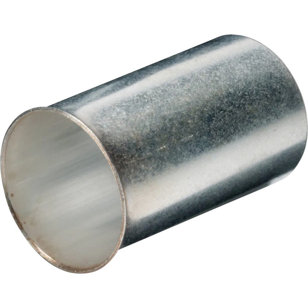 Cimco Aderendhülsen Cimco 187443 Aderendhülse 10 mm² Unisoliert Zinn 100 St., Aderendhülse unisol. 10mm² x 12mm