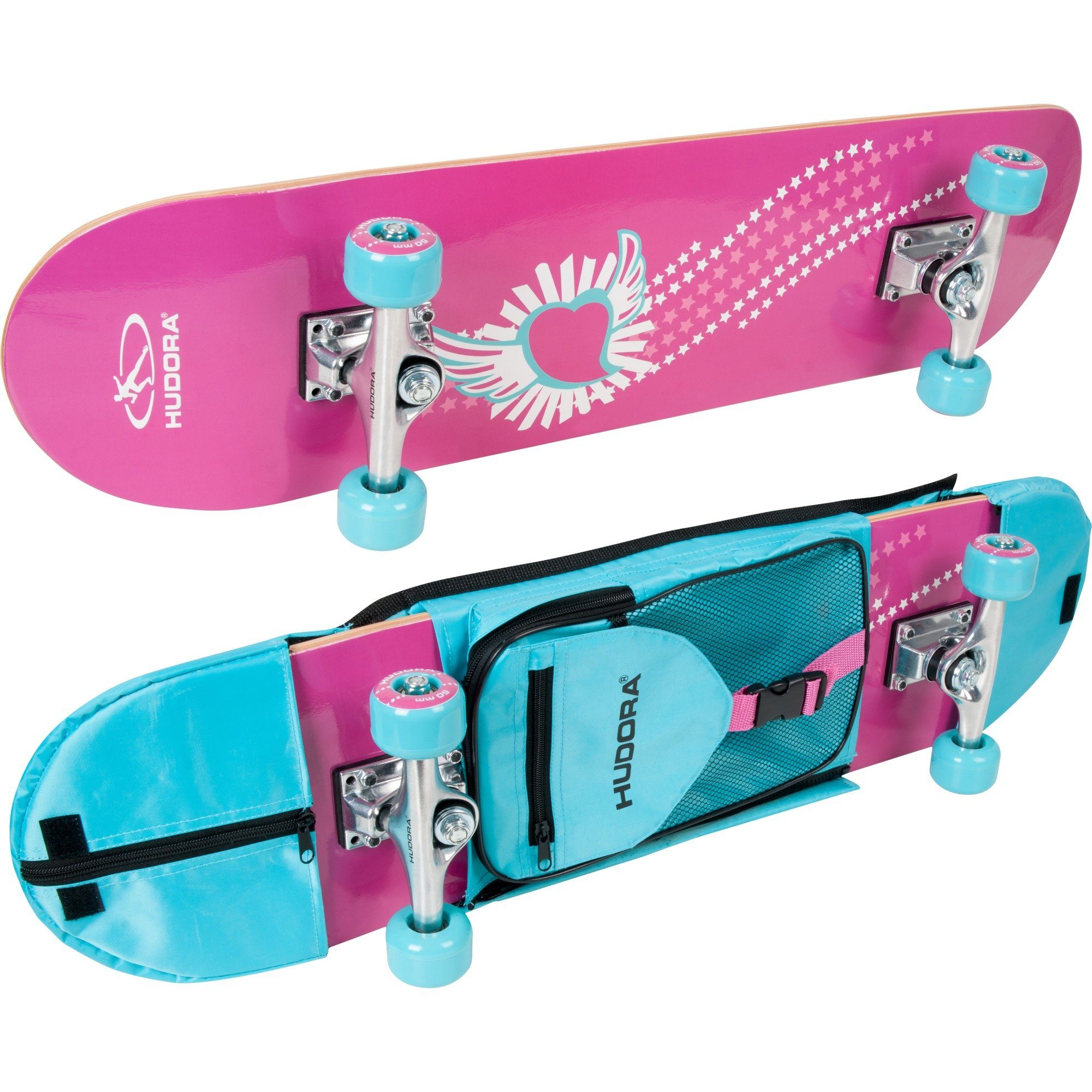 [Nur Sonderverkauf verfügbar] Hudora Skateboard HUDORA Skateboard Skate 3, (ABEC Wonders, mit