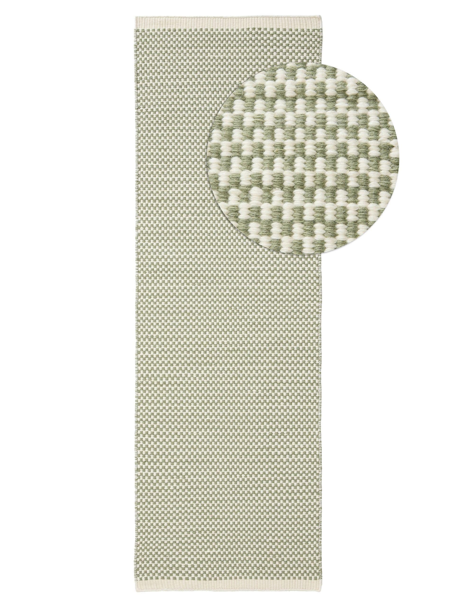 benuta Wollteppich Laura, rechteckig, Höhe: 5 mm, Kunstfaser, Berber, Ethno-Style, Wohnzimmer