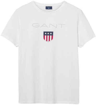 Gant T-Shirt SHIELD Großer Markendruck