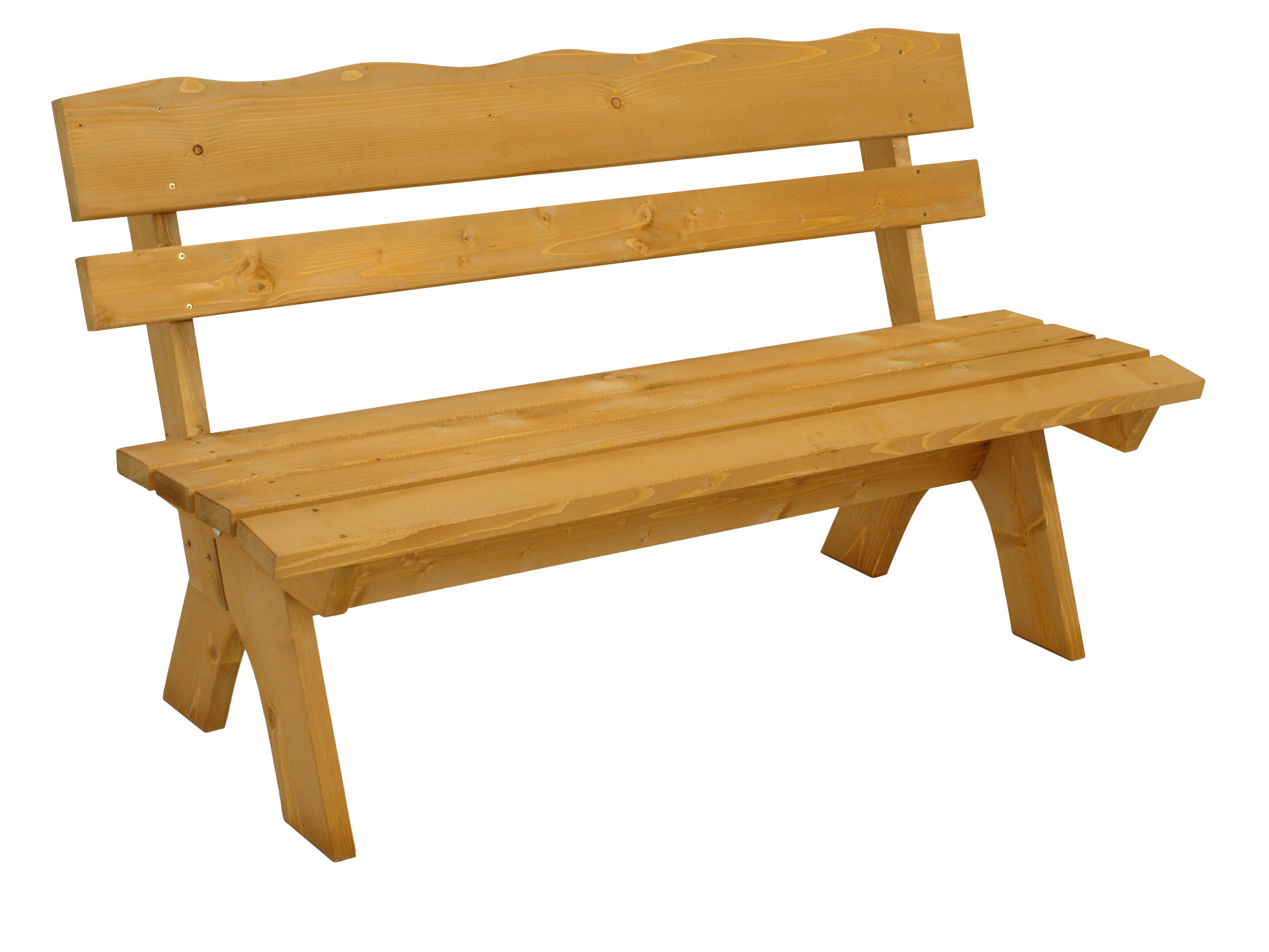 TPFGarden Garten-Essgruppe Drieburg, (3-tlg., Outdoor Garten Garnitur aus massivem Kiefernholz), 2x Bank 3-Sitzer & 1x Tisch 72x150cm - Hochwertige Verarbeitung