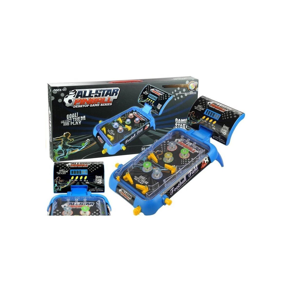 Wisam Lernspielzeug Pinball Flipper Arcade-Spiel Shines Game 53 cm