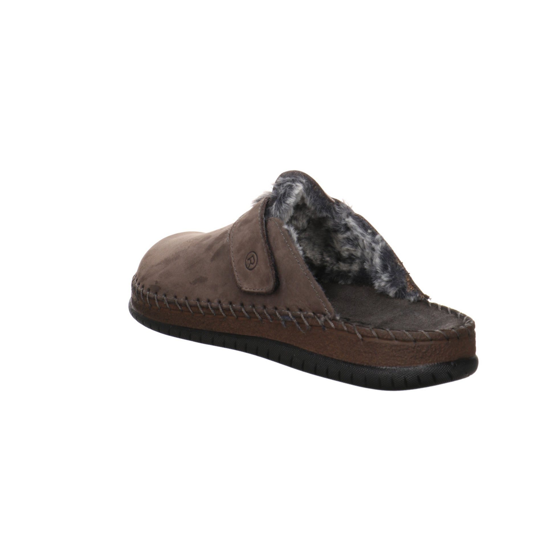 Herren Nubukleder Hausschuhe Mocca Hausschuh Slipper Rohde Hausschuh