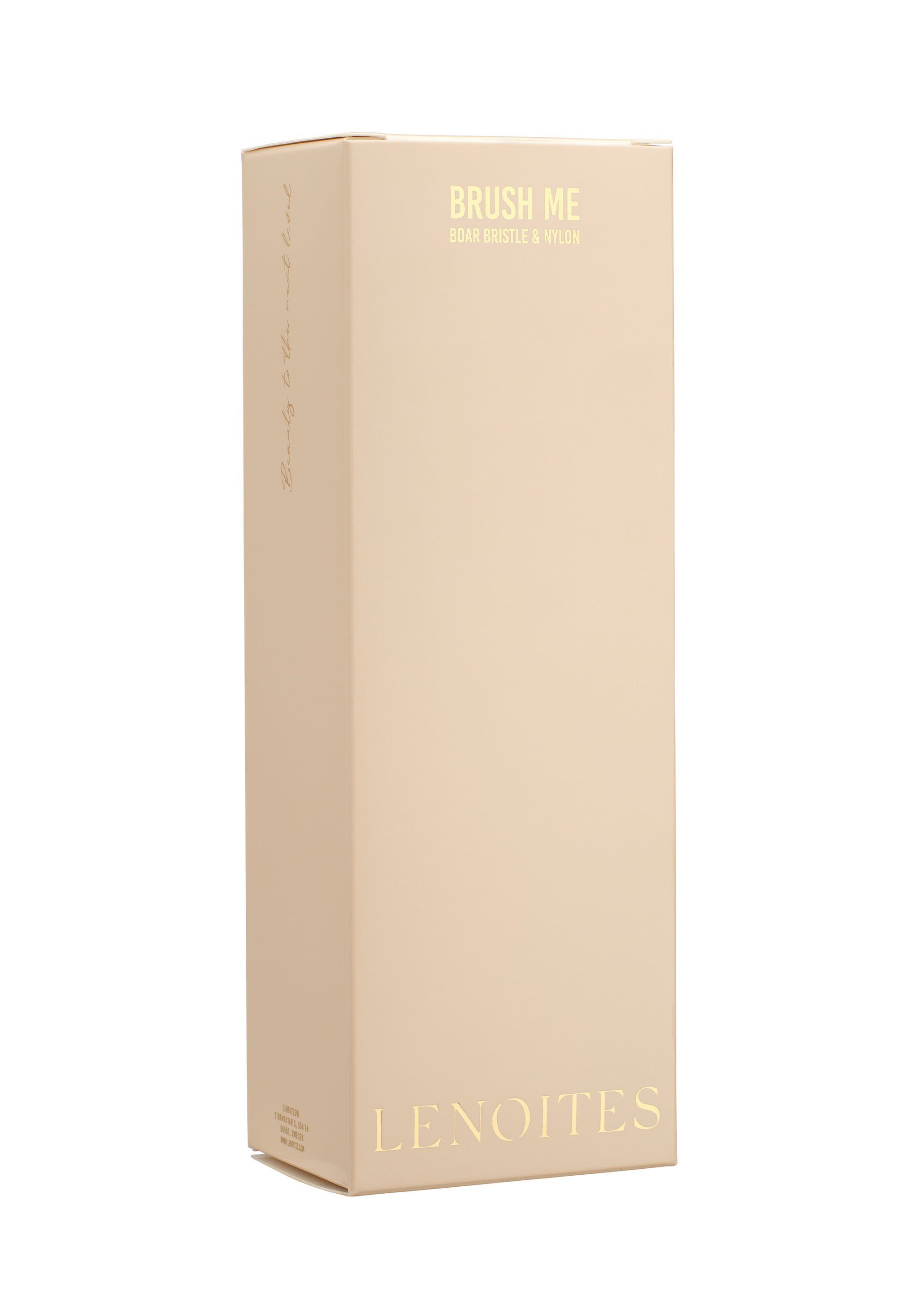 Lenoites Haarbürste Hair Brush Wild Boar with Cleaning Tool, Glanz, stilvoll, sanft